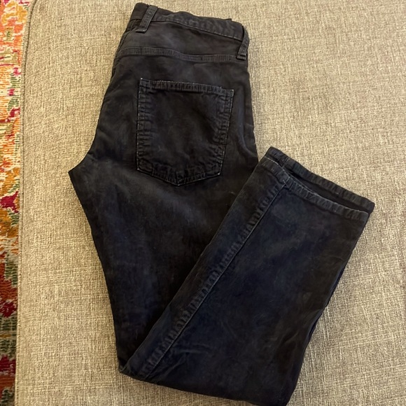 Current Elliott Washed Black Cords - Picture 1 of 8
